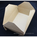 Factory Kraft Take Away Paper Box para ensalada de fideos Rice Soup